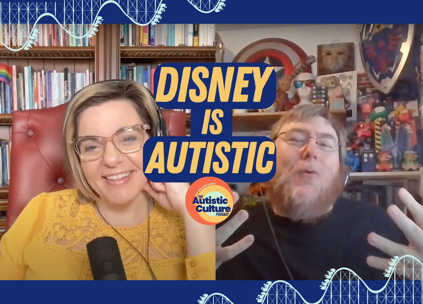 Listen to Autistic podcast hosts discuss: Disney is Autistic. Autism podcast | Without Autism, there would be no Disney – at least not like we know it today! Join us as we dive deep on one of the most globally recognized Autistic celebrities!