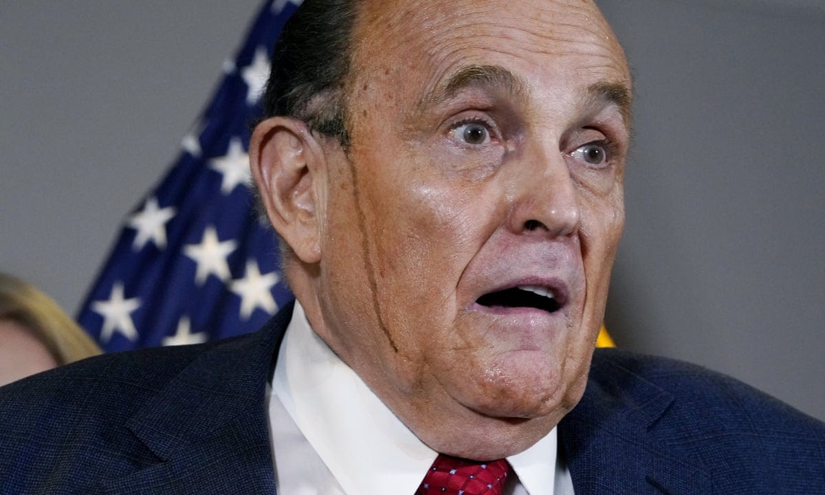 The fall of Rudy Giuliani, once the toast of New York, continues unabated |  Lloyd Green | The Guardian