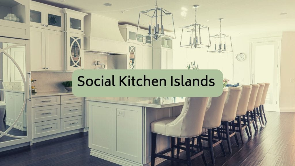 Spacious kitchen island and plenty of counter space Spacious kitchen island and plenty of counter space