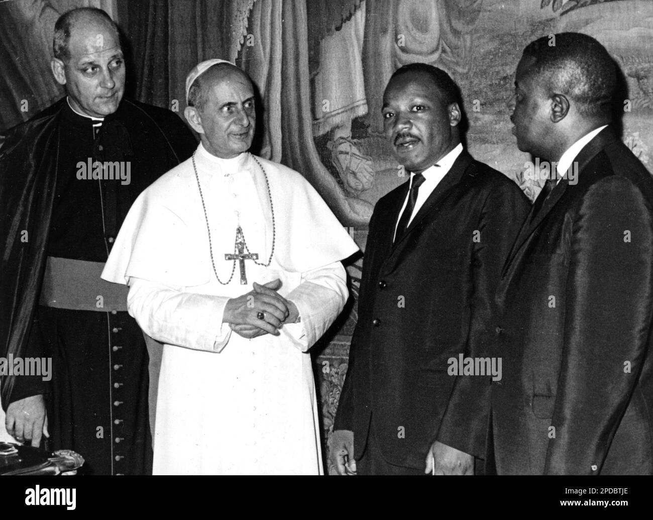This September 18, 1964 photo shows US Archbishop Paul C. Marcinkus ...