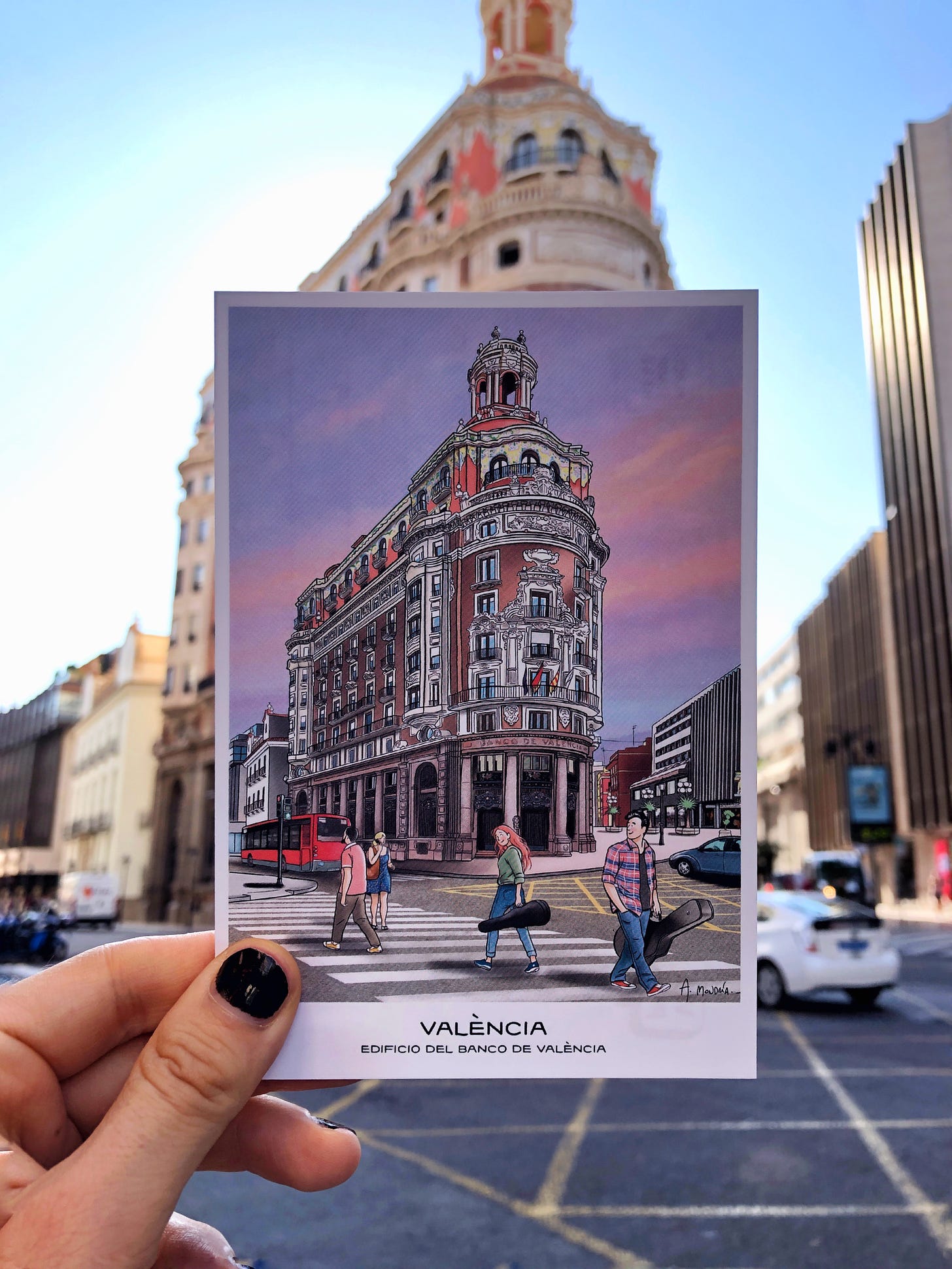 Postal Banco de Valencia de VLC Prints