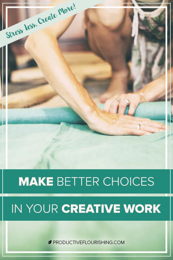 To dare greatly or do your great creative work must be a real choice, which means you have to give yourself permission to not do it. This choice limits the stress of creative work. Don't let yourself off the hook — just remember that in this moment, you're actively choosing to create or choosing to do something else. https://productiveflourishing.com/choice-creative-work/ #productiveflourishing #creativity #lifelessons #productivity #selfimprovement