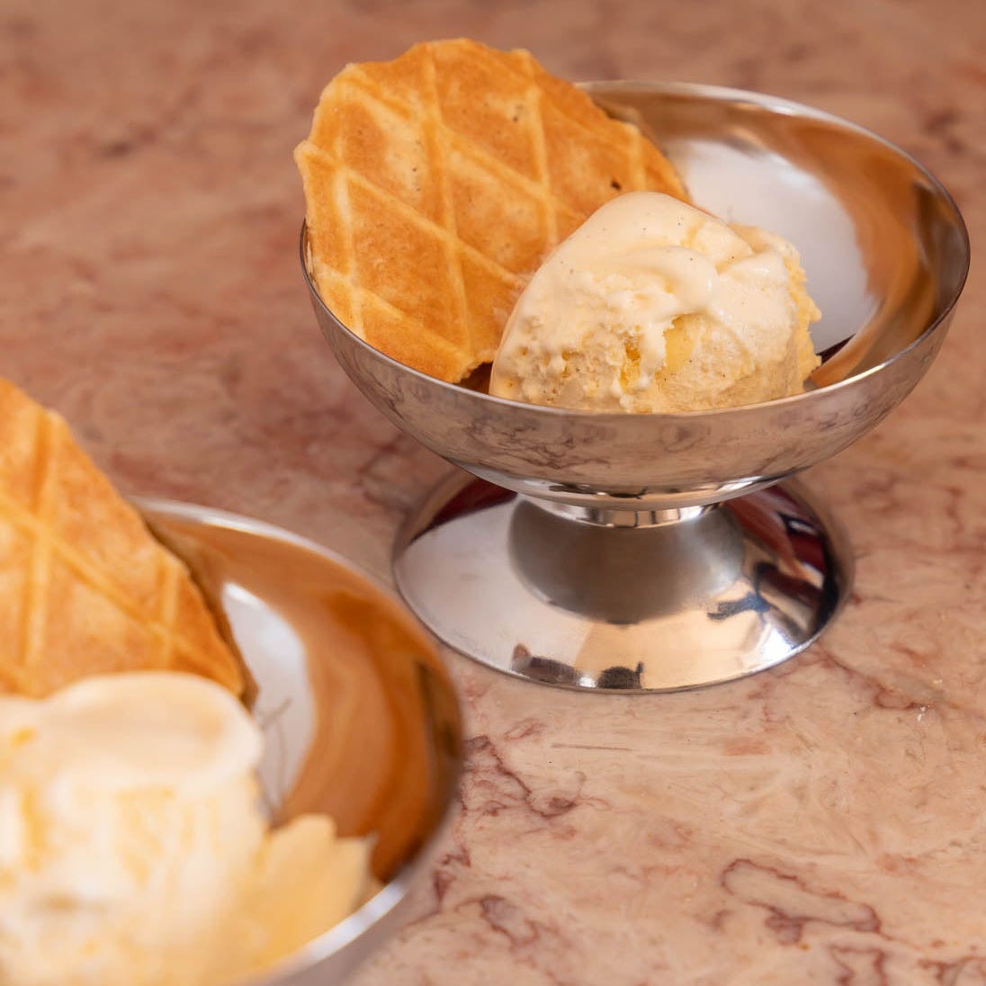 Stainless Steel Ice Cream Cup - Set of 2