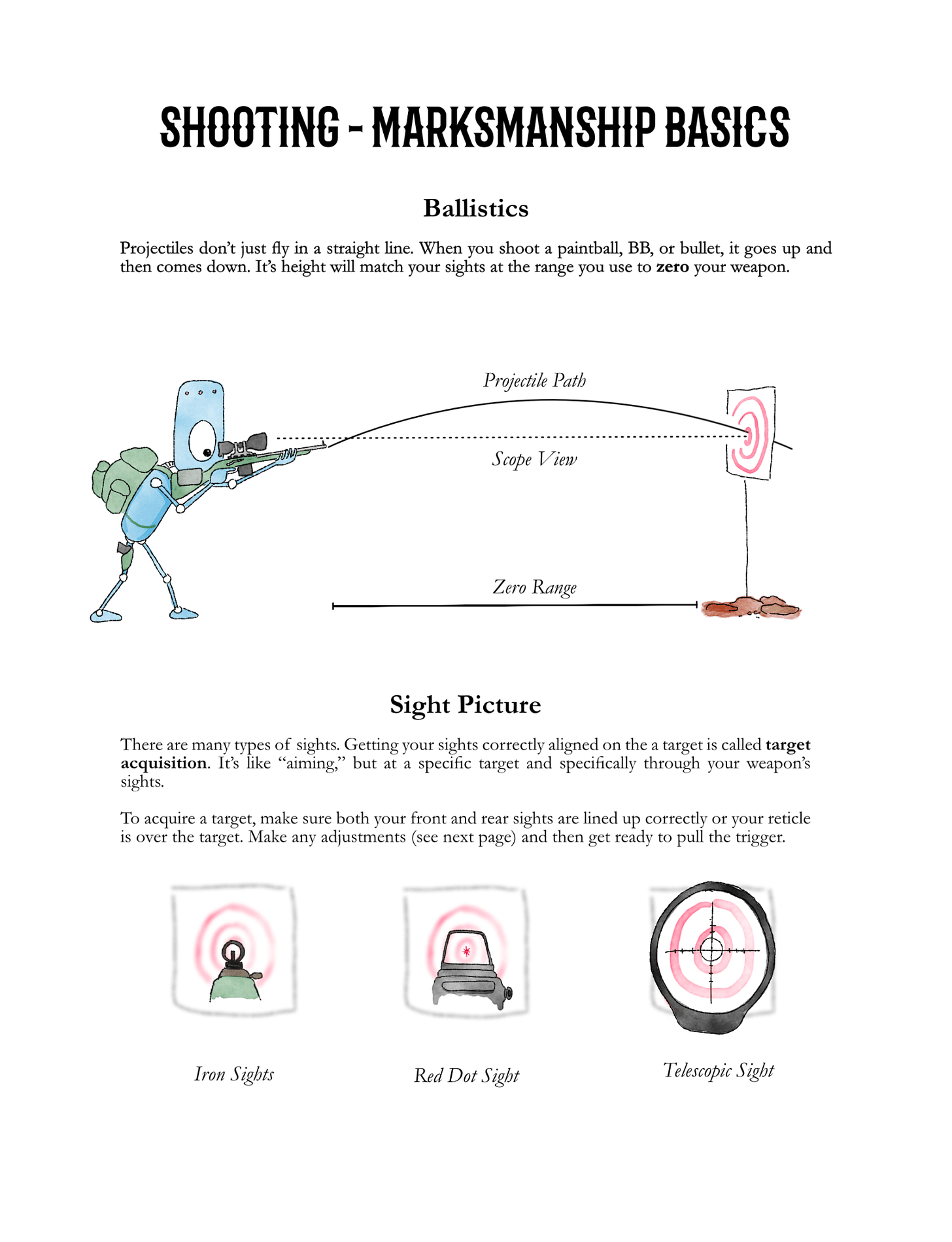 Shooting - Marksmanship Basics