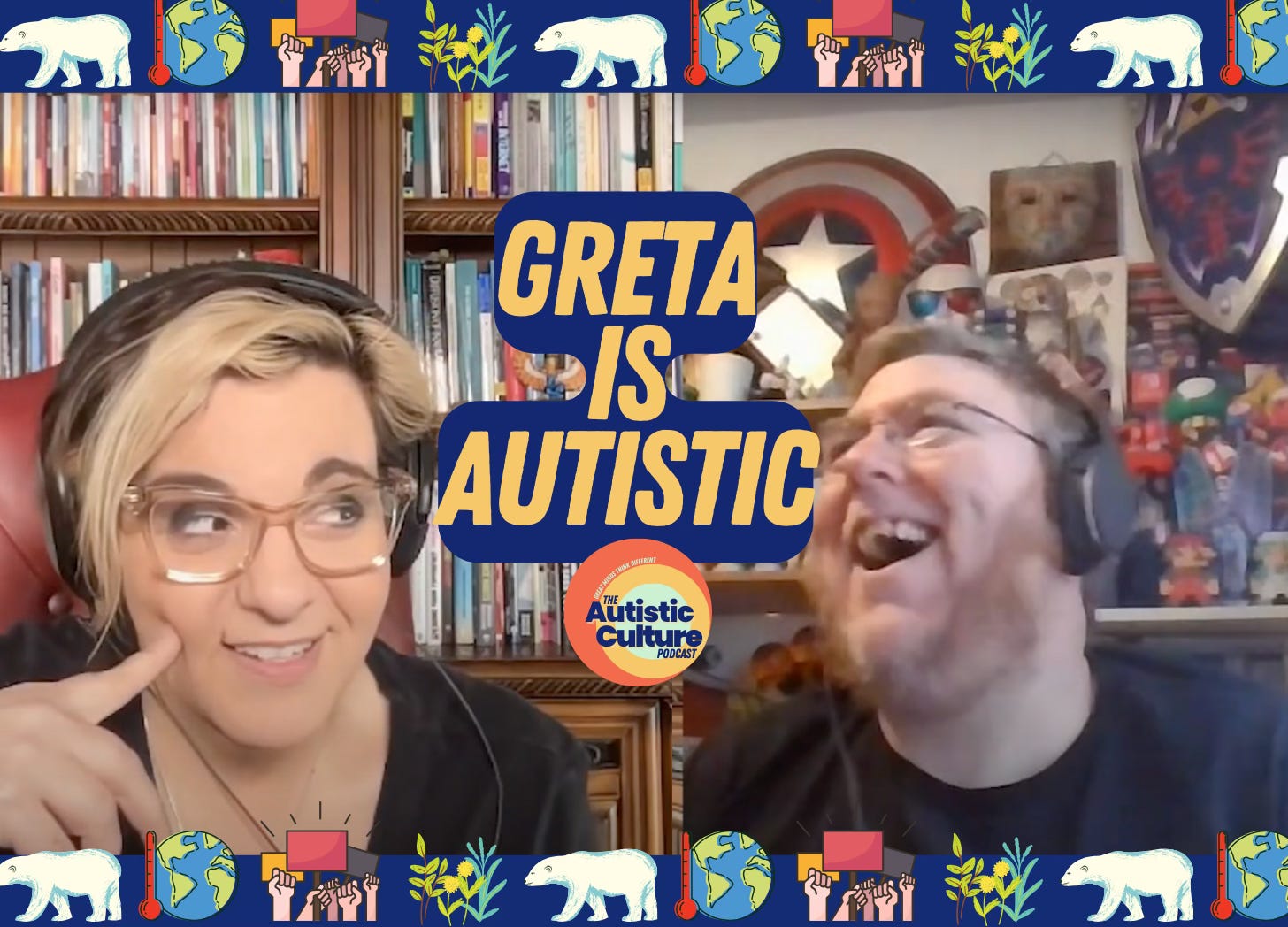 Listen to Autistic podcast hosts discuss: Greta is Autistic