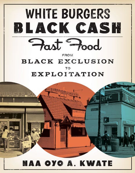 Book cover for White Burgers, Black Cash