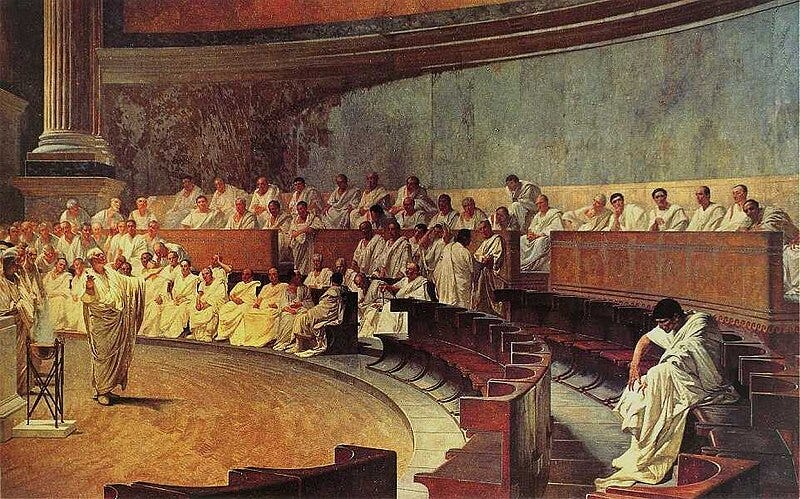 File:Cicero Denounces Catiline in the Roman Senate by Cesare Maccari -  3.jpg - Wikipedia