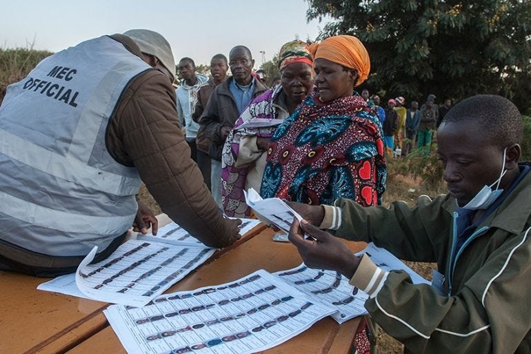 Vote counting under way in Malawi's presidential election rerun | News | Al  Jazeera