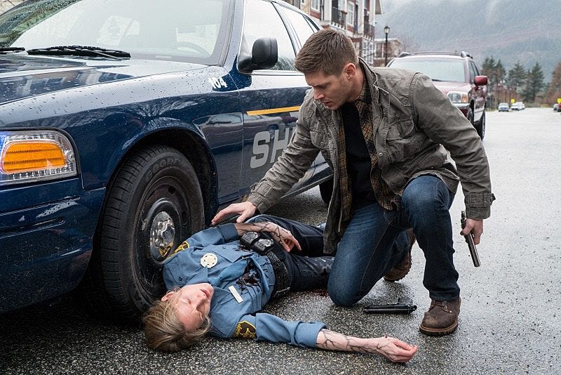 sonja bennett with dean winchester supernatural shurley episode