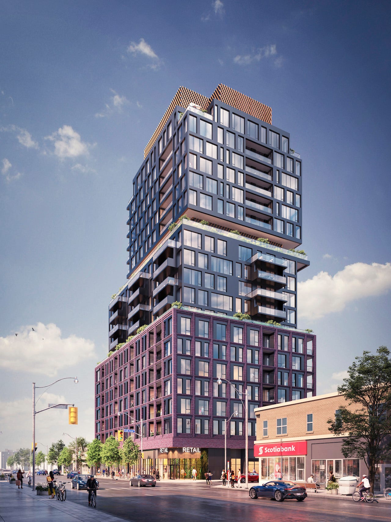 446 Eglinton West, Toronto, designed by Core Architects for Arista Homes