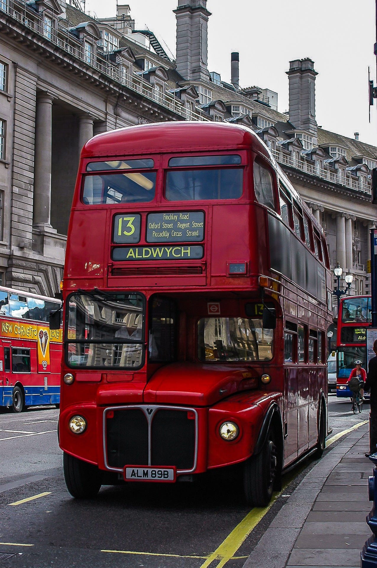 Doublle-decker bus, London