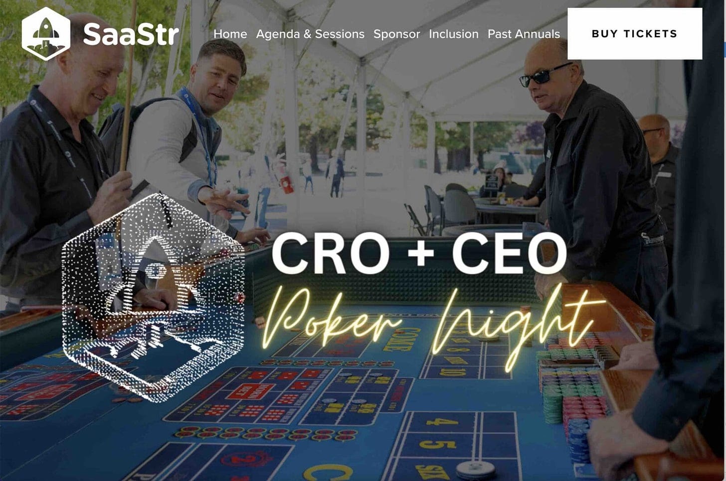 The First VIP CRO+CEO Poker Night at SaaStr Annual!