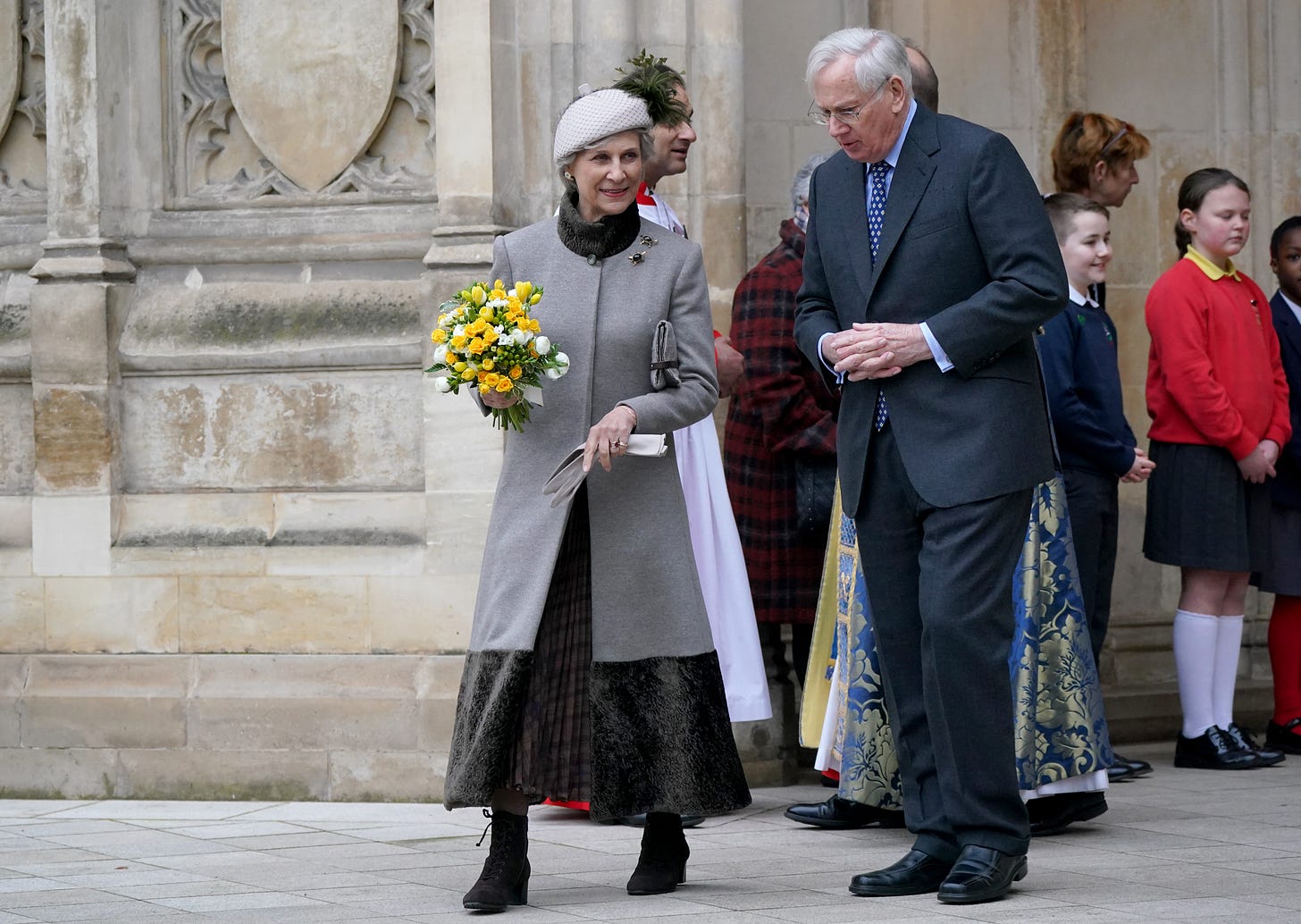 duke and duchess of gloucester attend commonwealth day service 2024