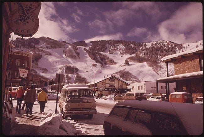 Project DOCUMERICA: 1970's Skiing Resort Photos of Aspen, Colorado » Design  You Trust