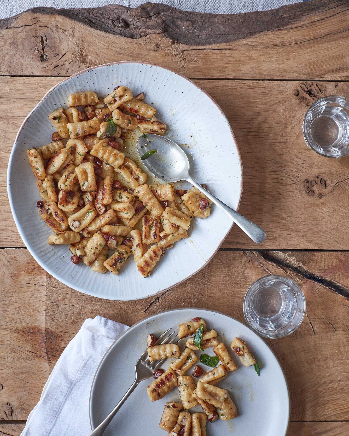 Parsnip Gnocchi with Sage and Hazelnuts