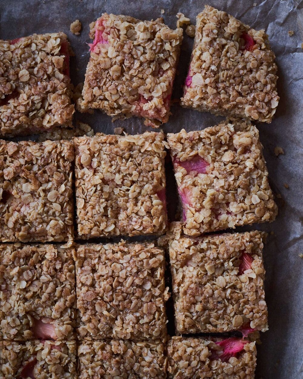 rhubarb flapjack tray- CREDIT Kathy Slack.jpg