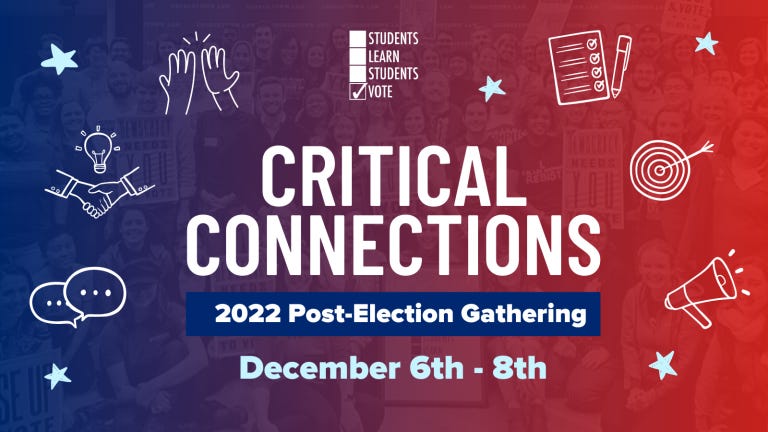 Critical Connections 2022 SLSV Coalition Post-Election Gathering December 6-8
