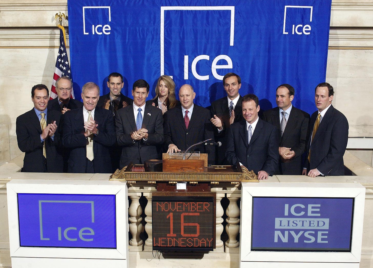 ICE listing on NYSE in 2005