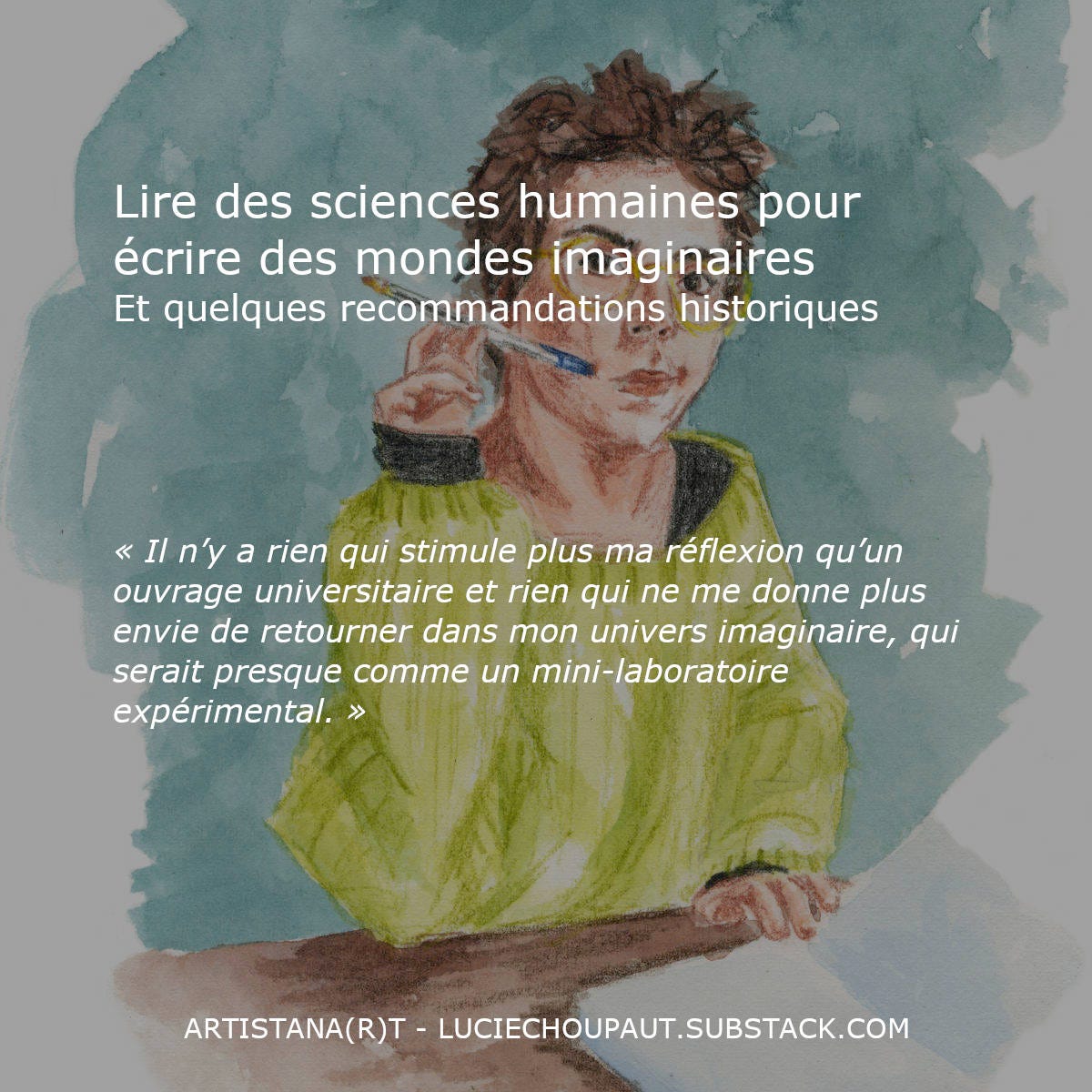 Lire des sciences humaines pour écrire des mondes imaginaires - vignette