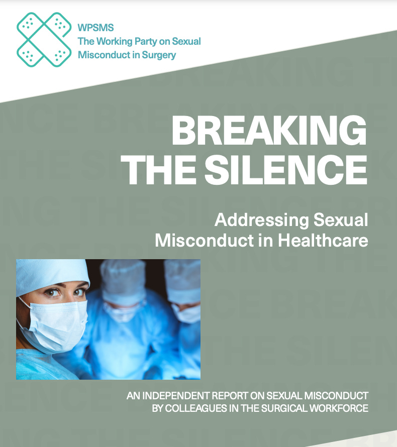 Breaking the Silence - addressing sexual misconduct in healthcare