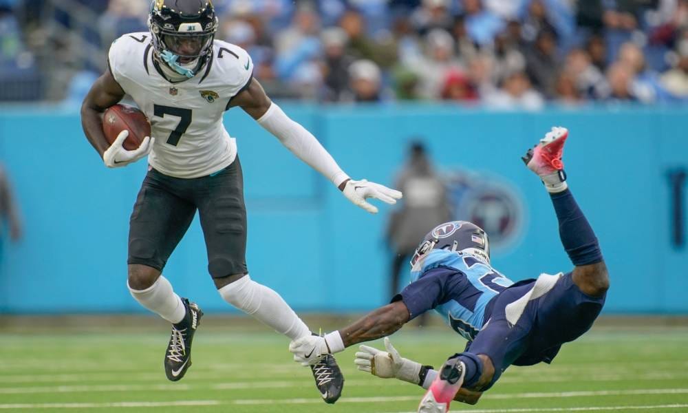 Jaguars WR Brian Thomas Jr. earns fifth NFL ROTW nomination