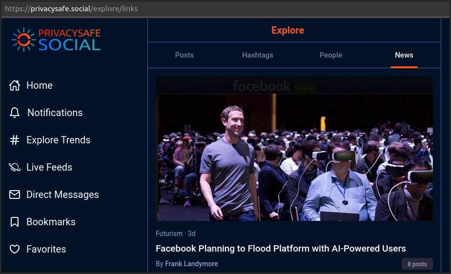 PrivacySafe Social https://privacysafe.social