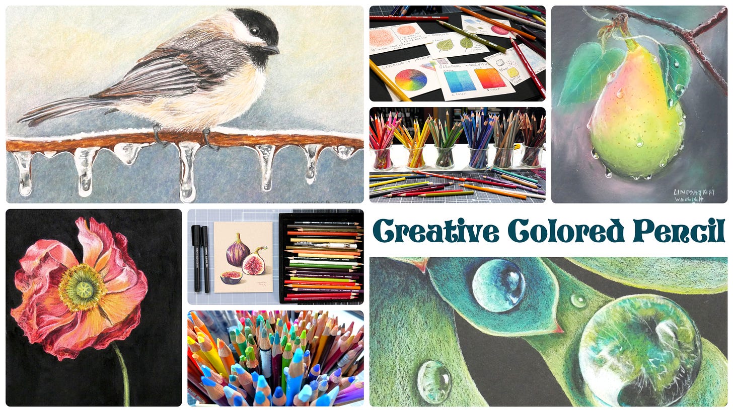 creative colored pencil course class thumbnail
