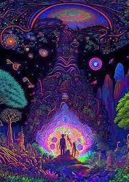 Psychedelic nature' Poster, picture ...