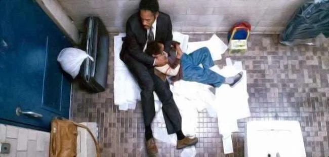 The Pursuit of Happyness (2006) - The Bathroom Scene