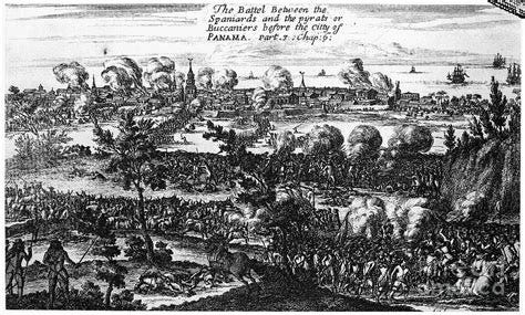 Panama City Raid, 1671 Photograph by Granger