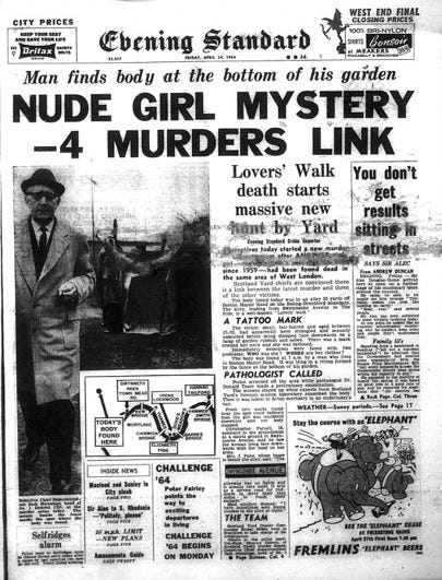 Hammersmith Nude Murders, Evening Standard