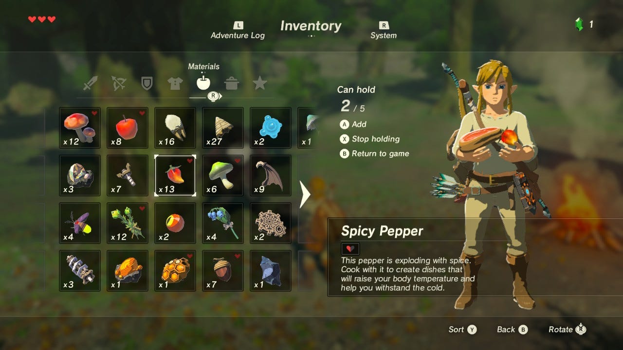 Thoughts on UX of Zelda: Breath of The Wild | by Junyue Hua | Prototypr