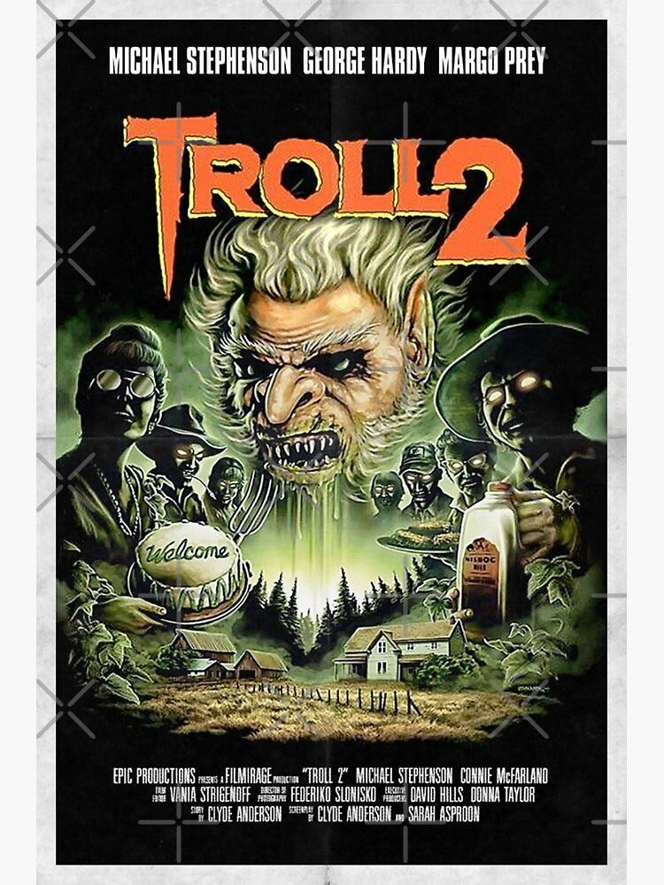 Troll 2 Movie Poster" Art Print for Sale by EinsamerBaum | Redbubble