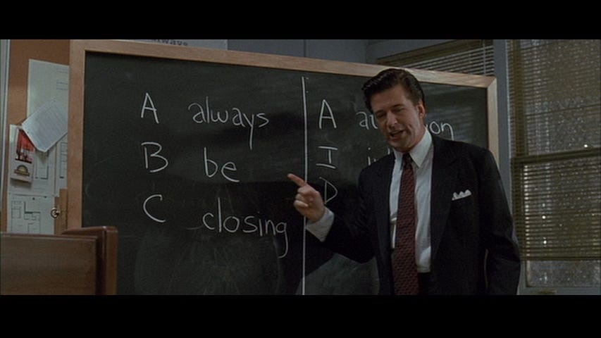 Always Be Closing”. Glengarry Glen Ross's added introduction. –  theatretofilmadaptation