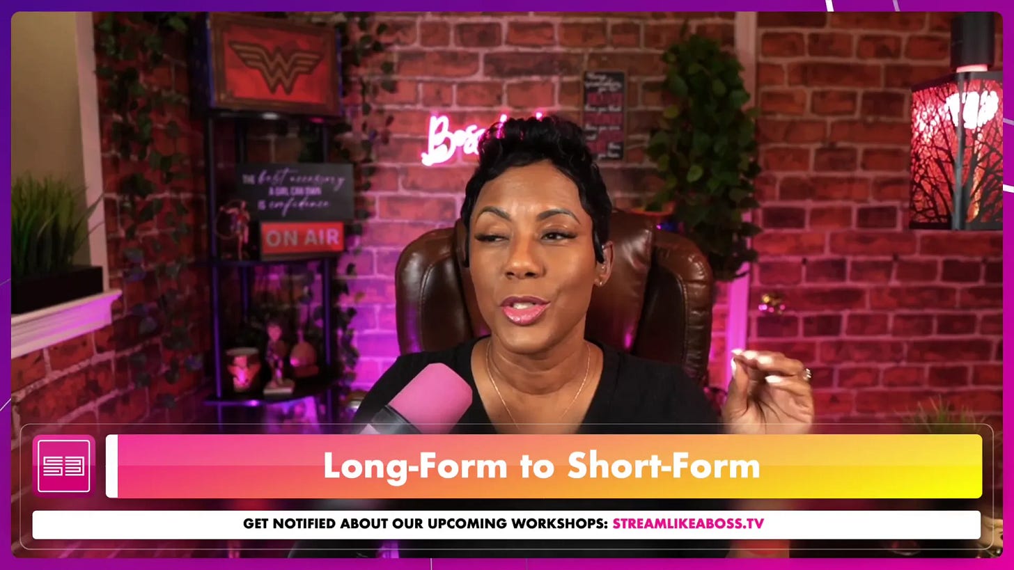 Long form to short form content strategy