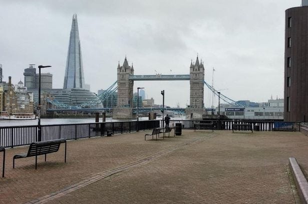 Pictured is the public area in Tower Bridge Wharf that would have been impacted by the proposed hours