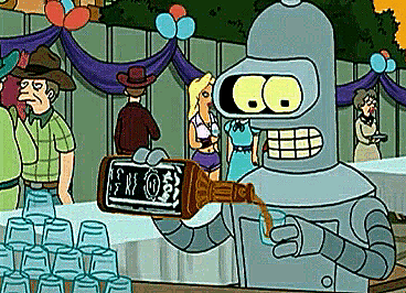 Imagem ilustrativa de robô consumindo.