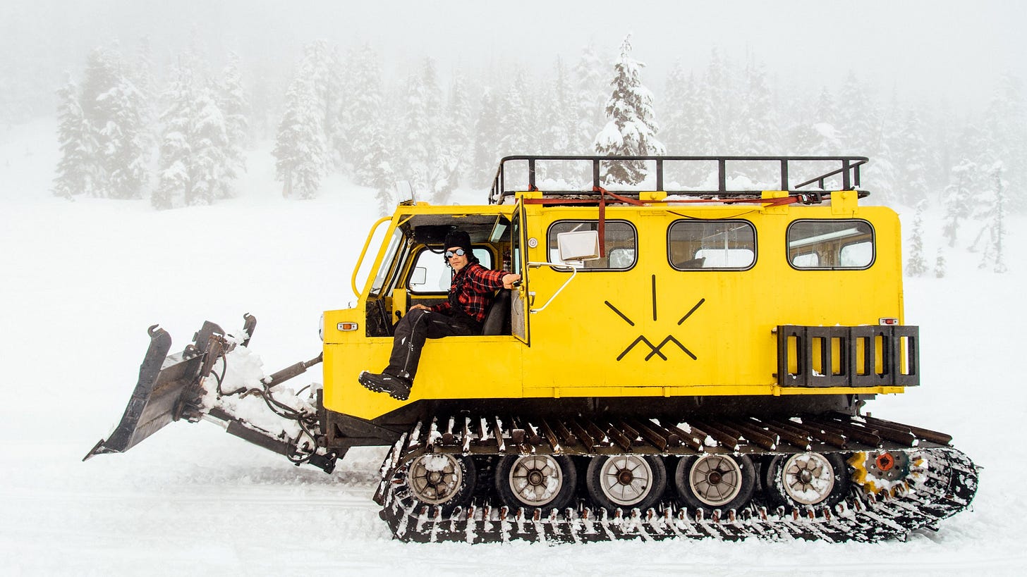 The Case for Ditching Your Truck for a Vintage Snowcat