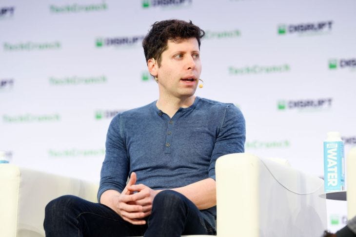 Sam Altman, co-founder and CEO at OpenAI at TechCrunch Disrupt in 2019.