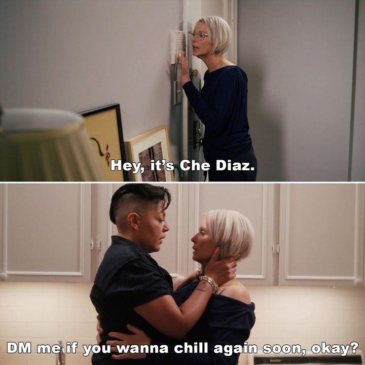 Che Diaz In 'And Just Like That': The Best Memes And Reactions To Che Diaz  And Miranda | Marie Claire Australia