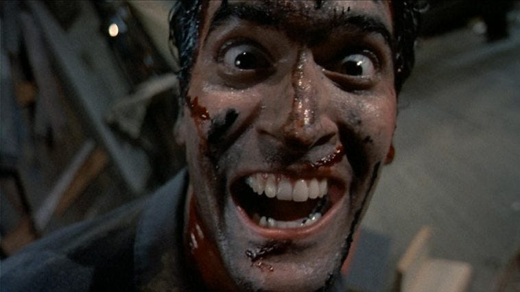 evil dead 2 scariest halloween movies