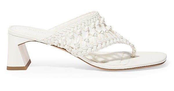 Alia 50MM Open Weave Block Heel Sandals