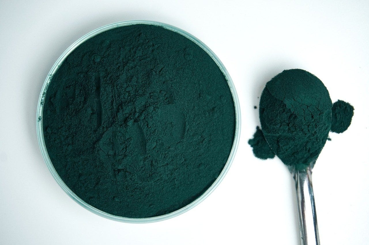 La espirulina es una de las mejores fuentes de cobre La espirulina es una de las mejores fuentes de cobre