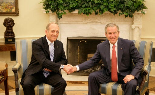 Ehud Olmert Israel PM George Bush White House 2006