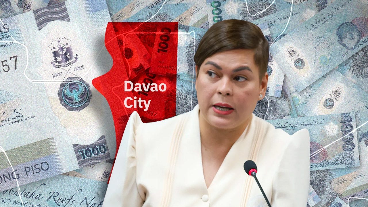 P460M a year: Under Sara Duterte, Davao’s confidential funds soared