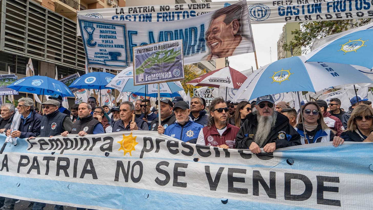 Segunda huelga general contra Milei: sindicato CGT desafía al presidente  libertario