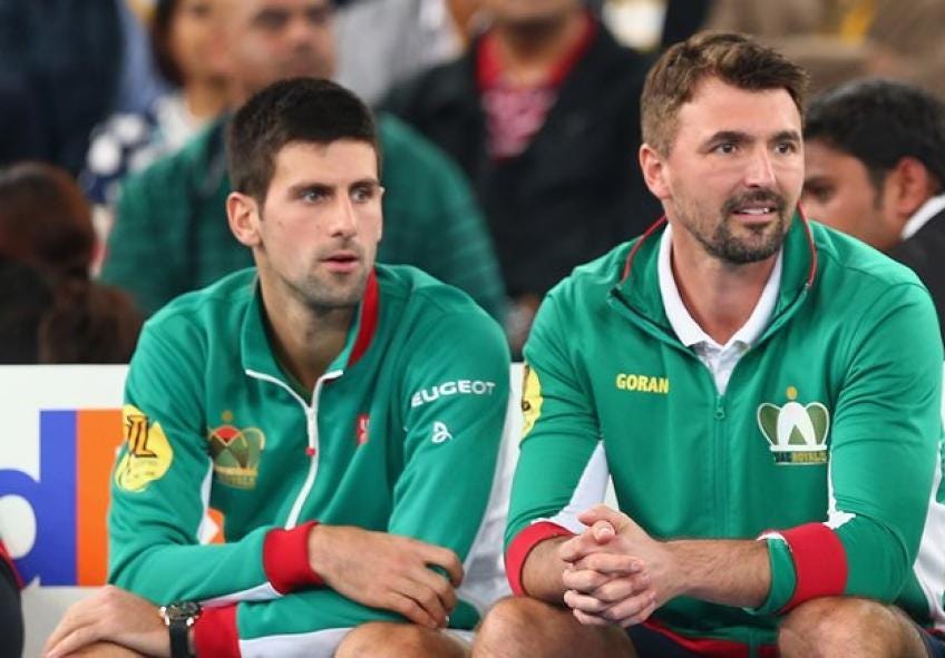 novak djokovic under fire for hiring goran ivanisevic at wimbledon