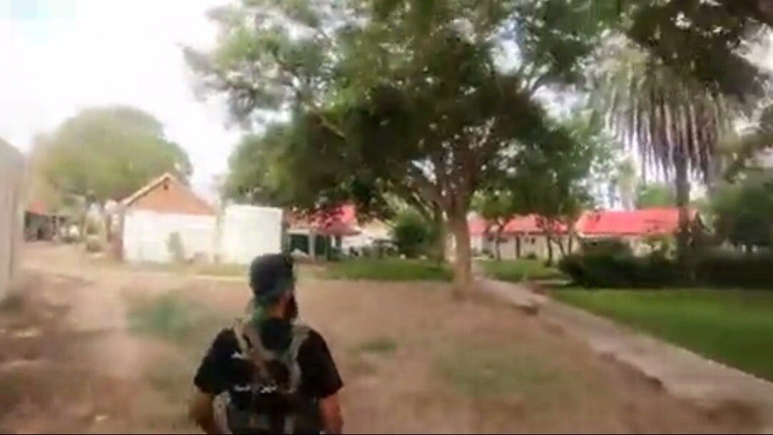 Video: Hamas terrorist's GoPro films his own death during Israel locality  attack - India Today