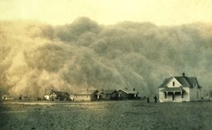 Dust Bowl: dust storm