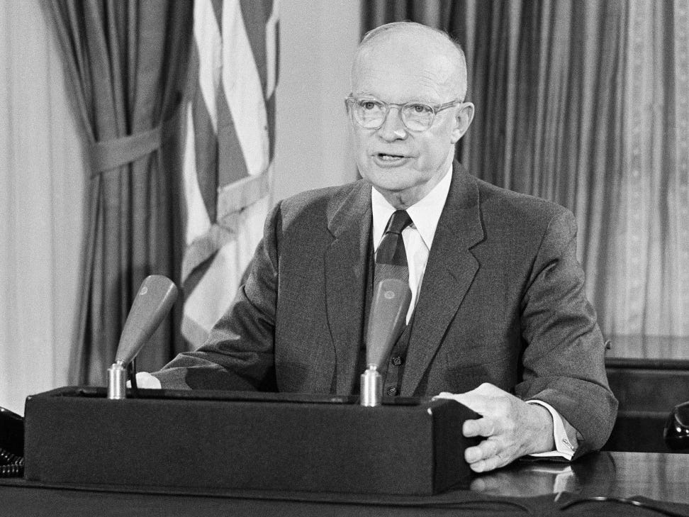 Eisenhower's Military-Industry Complex Warning, 50 Years Later : NPR